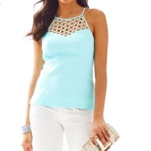 Lilly Pulitzer Blue Top